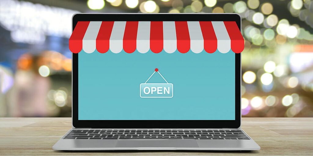 Retail e-commerce afbeelding