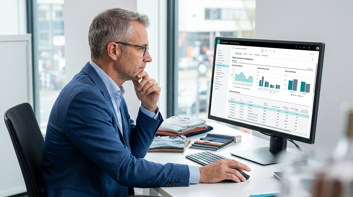 Overzicht van selectiecriteria voor een ERP partner op een laptopscherm