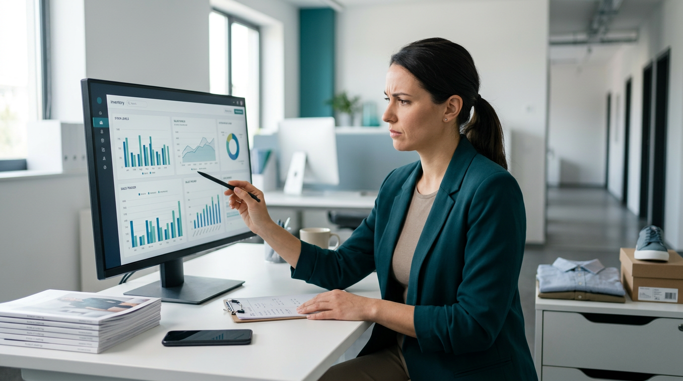 Dashboard met realtime voorraad over winkels en webshop