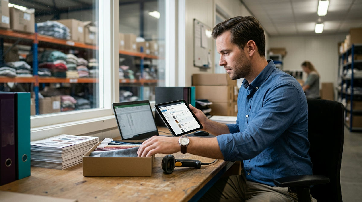 Overzicht van voorraad- en orderdata op een dashboard voor de groothandel