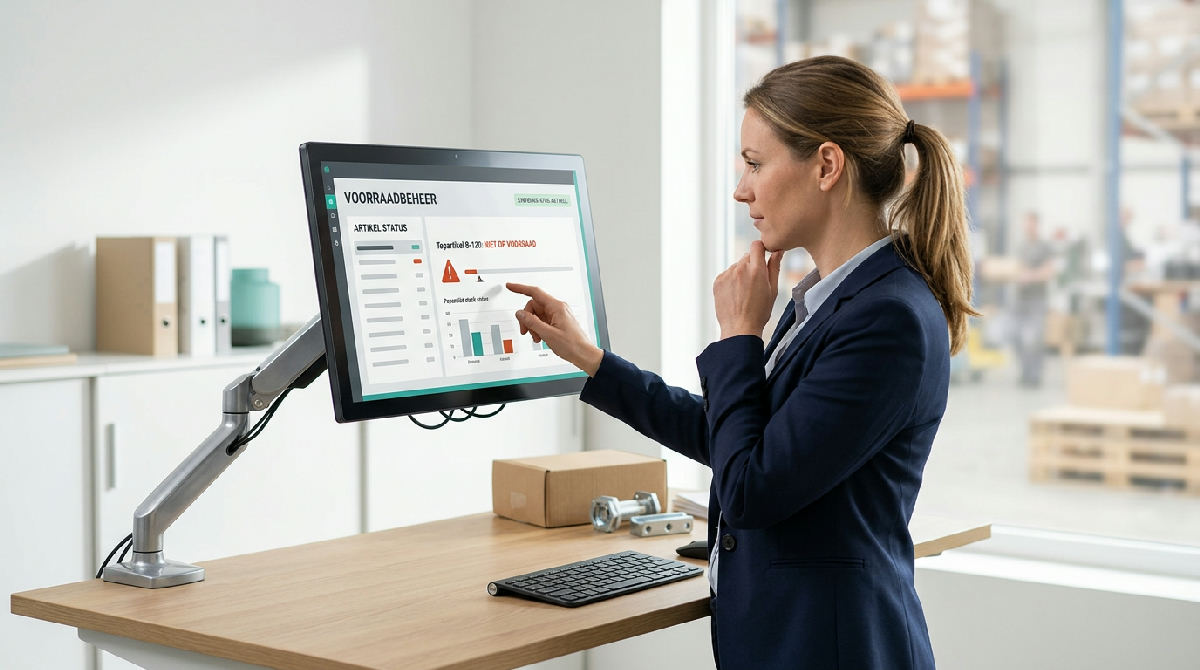 Overzicht van geautomatiseerde orderverwerking en voorraadbeheer in een groothandel