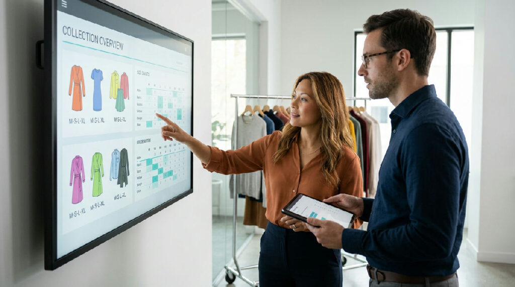 Modebedrijf beheert collecties en voorraad in een centraal ERP systeem